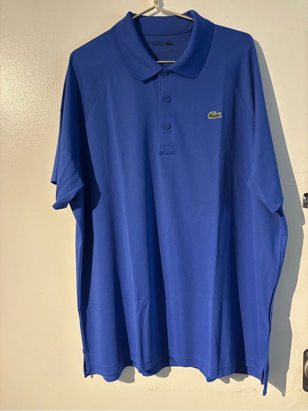 Lacoste Men's Royal Blue Polo with Crocodile Logo